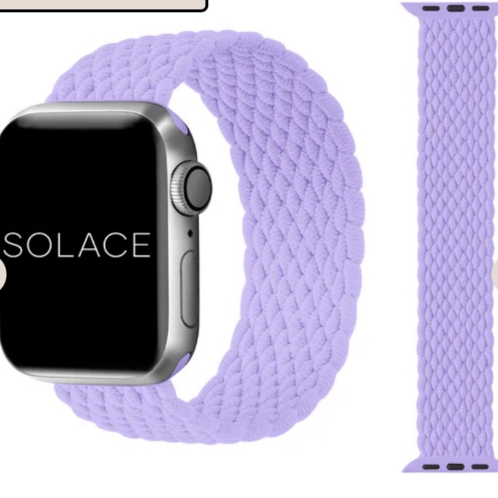 SOLACE Braided V2 Loop - AppleWatch wrist band (purple) Size Small